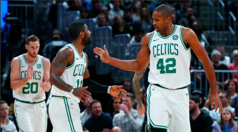 Al Hordford och Kyrie Irving Al Hordford och Kyrie Irving